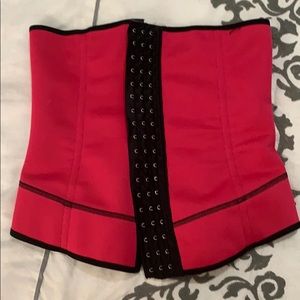 Hot pink waist trainer